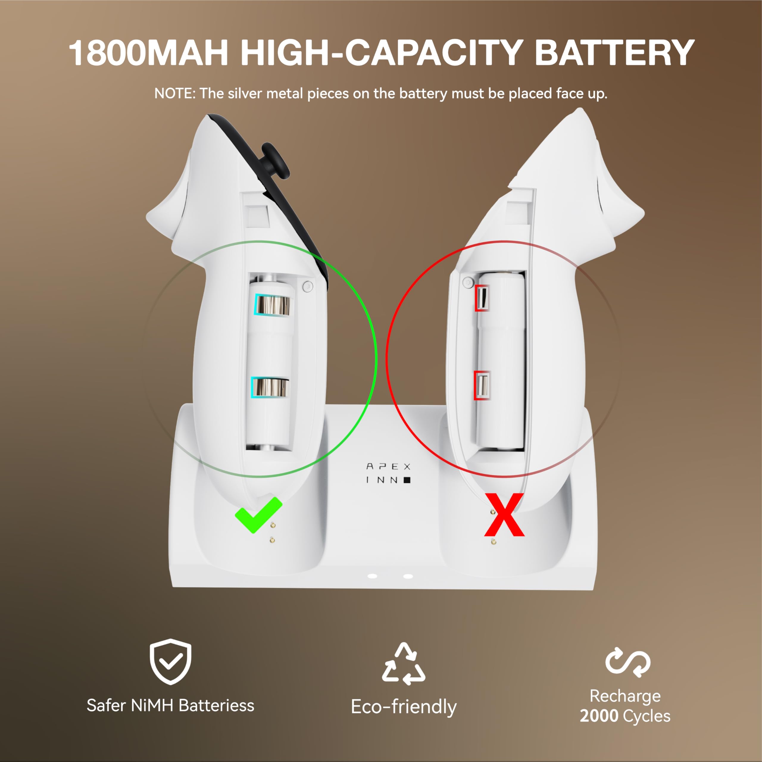 Amazon | APEXINNO Meta Quest 3に対応 コントローラー充電